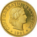 Coin, Switzerland, 5 Rappen, 1981, Bern, Proof, MS(63), Aluminum-Bronze, KM:26c