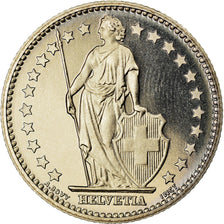 Coin, Switzerland, Franc, 1982, Proof / BE, MS(63), Copper-nickel, KM:24a.2
