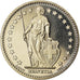 Coin, Switzerland, Franc, 1982, Proof / BE, MS(63), Copper-nickel, KM:24a.2