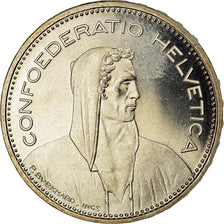 Coin, Switzerland, 5 Francs, 1982, Proof / BE, MS(63), Copper-nickel, KM:40a.2