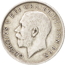 GREAT BRITAIN, 6 Pence, 1916, KM #815, EF(40-45), Silver, 19.5, 2.81