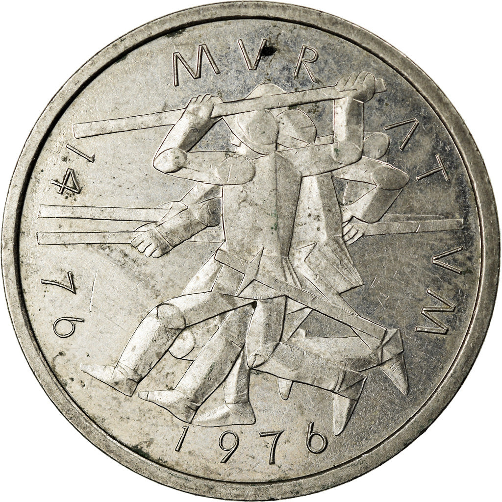 Coin, Switzerland, 5 Francs, 1976, Bern, AU(55-58), Copper-nickel, KM:54