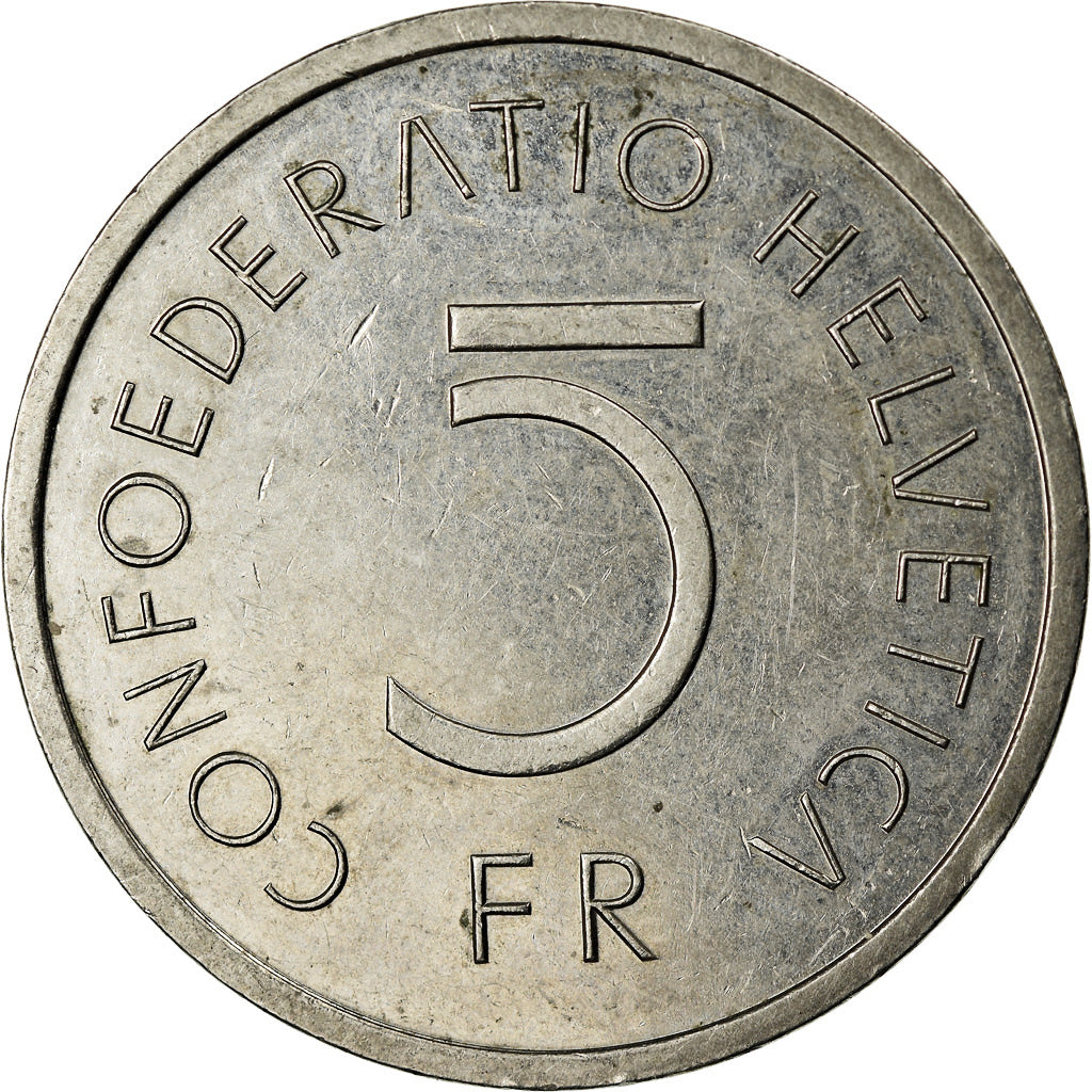 Coin, Switzerland, 5 Francs, 1976, Bern, AU(55-58), Copper-nickel, KM:54