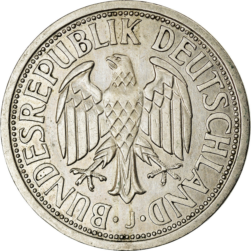 Munten, Federale Duitse Republiek, 2 Mark, 1951, Hambourg, ZF, Copper-nickel