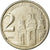 Coin, Yugoslavia, 2 Dinara, 2002, Belgrade, EF(40-45), Copper-Nickel-Zinc