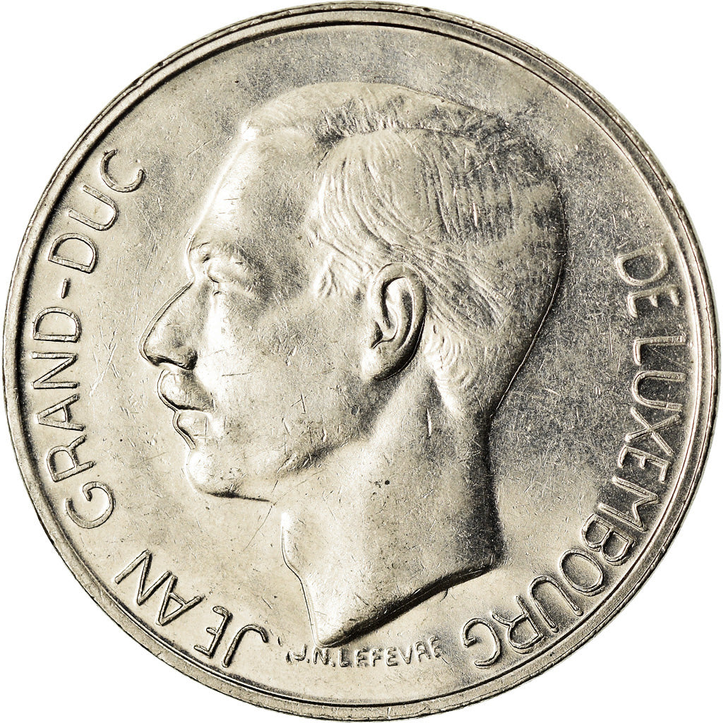 Coin, Luxembourg, Jean, 10 Francs, 1971, AU(55-58), Nickel, KM:57