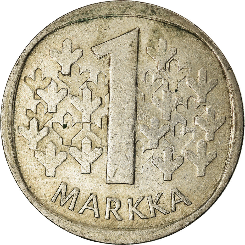 Moeda, Finlândia, Markka, 1983, EF(40-45), Cobre-níquel, KM:49a