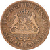 GERMAN STATES, Kreuzer, 1860, Wiesbaden, KM #74, EF(40-45), Copper, 4.23