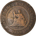 Coin, FRENCH INDO-CHINA, Cent, 1888, Paris, VF(20-25), Bronze, KM:1