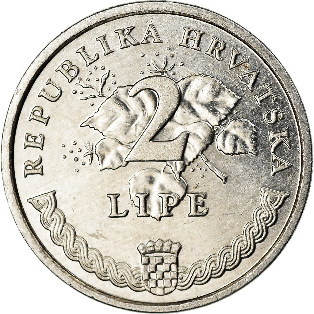 Coin, Croatia, 2 Lipe, 2005, EF(40-45), Aluminum, KM:4
