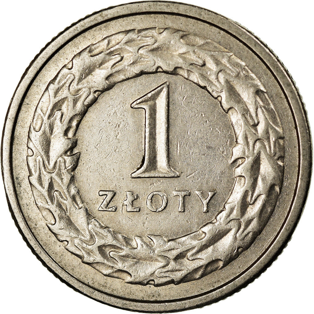 Coin, Poland, Zloty, 1993, Warsaw, EF(40-45), Copper-nickel, KM:282