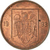 Coin, Romania, Leu, 1993, EF(40-45), Copper Plated Steel, KM:115