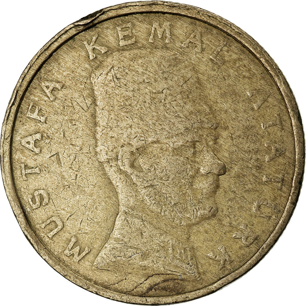 Munten, Turkije, 10000 Lira, 10 Bin Lira, 1999, ZF, Copper-Nickel-Zinc