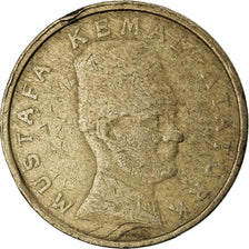 Munten, Turkije, 10000 Lira, 10 Bin Lira, 1999, ZF, Copper-Nickel-Zinc