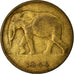 Coin, Belgian Congo, Franc, 1944, VF(30-35), Brass, KM:26