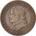 STATI ITALIANI, PAPAL STATES, Pius IX, Soldo, 5 Centesimi, 1867, Roma, MB+, R...
