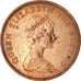 Coin, Jersey, Elizabeth II, 2 New Pence, 1971, EF(40-45), Bronze, KM:31