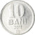 Coin, Moldova, 10 Bani, 2011, AU(55-58), Aluminum, KM:7