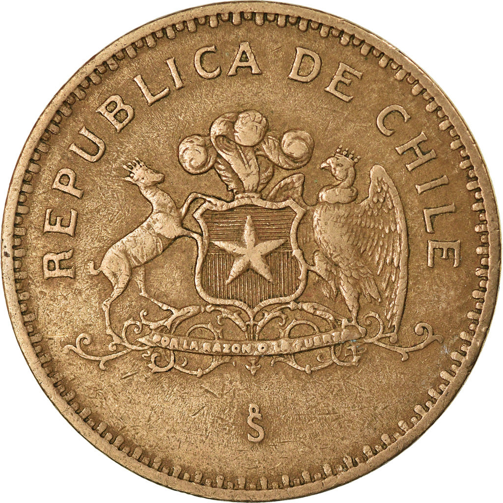 Moneda, Chile, 100 Pesos, 2000, Santiago, MBC, Aluminio - bronce, KM:226.2