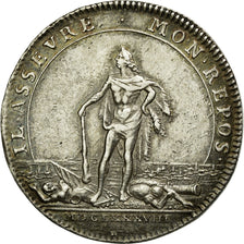 France, Token, Royal, 1688, AU(50-53), Silver, Feuardent:9820