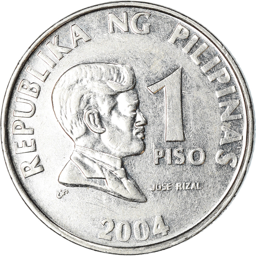 Moeda, Filipinas, Piso, 2004, EF(40-45), Aço Niquelado, KM:269a