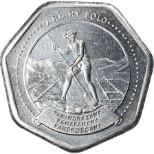Coin, Madagascar, 10 Ariary, 1999, Royal Canadian Mint, EF(40-45), Stainless