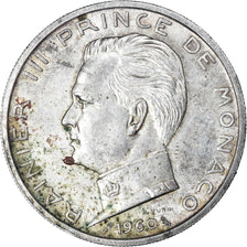 Coin, Monaco, Rainier III, 5 Francs, 1960, EF(40-45), Silver, KM:141, Gadoury:MC