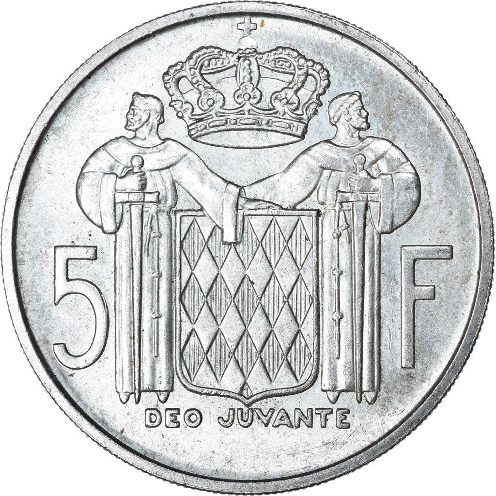 Monnaie, Monaco, Rainier III, 5 Francs, 1960, TTB+, Argent, Gadoury:MC 152