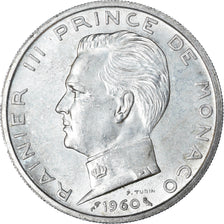 Münze, Monaco, Rainier III, 5 Francs, 1960, SS+, Silber, KM:141, Gadoury:MC 152