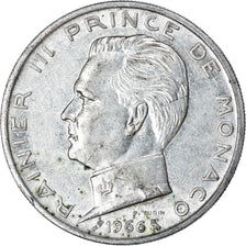 Coin, Monaco, Rainier III, 5 Francs, 1966, EF(40-45), Silver, KM:141, Gadoury:MC