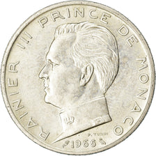 Moneta, Monaco, Rainier III, 5 Francs, 1966, BB+, Argento, KM:141, Gadoury:MC