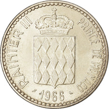 Coin, Monaco, Rainier III, 10 Francs, 1966, AU(50-53), Silver, KM:146