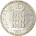 Moneta, Monaco, Rainier III, 10 Francs, 1966, BB+, Argento, KM:146