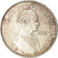 Coin, Monaco, Rainier III, 50 Francs, 1974, EF(40-45), Silver, KM:152.1
