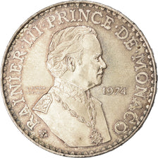 Coin, Monaco, Rainier III, 50 Francs, 1974, EF(40-45), Silver, KM:152.1