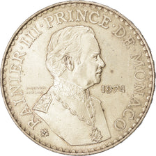 Coin, Monaco, Rainier III, 50 Francs, 1974, EF(40-45), Silver, KM:152.1