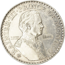 Coin, Monaco, Rainier III, 50 Francs, 1974, EF(40-45), Silver, KM:152.1