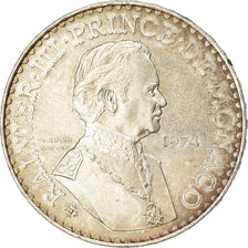 Coin, Monaco, Rainier III, 50 Francs, 1974, EF(40-45), Silver, KM:152.1