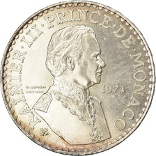 Coin, Monaco, Rainier III, 50 Francs, 1974, AU(55-58), Silver, KM:152.1