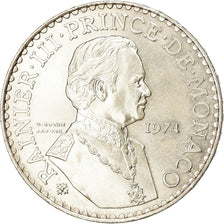 Coin, Monaco, Rainier III, 50 Francs, 1974, AU(55-58), Silver, KM:152.1