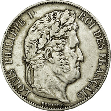 Coin, France, Louis-Philippe, 5 Francs, 1847, Paris, VF(30-35), Silver