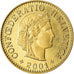 Coin, Switzerland, 5 Rappen, 2001, Bern, AU(55-58), Aluminum-Bronze, KM:26c