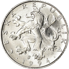 Coin, Czech Republic, 50 Haleru, 1994, AU(55-58), Aluminum, KM:3.1