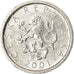 Coin, Czech Republic, 10 Haleru, 2001, EF(40-45), Aluminum, KM:6
