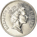 Moneta, Figi, Elizabeth II, 20 Cents, 1994, SPL-, Acciaio placcato nichel