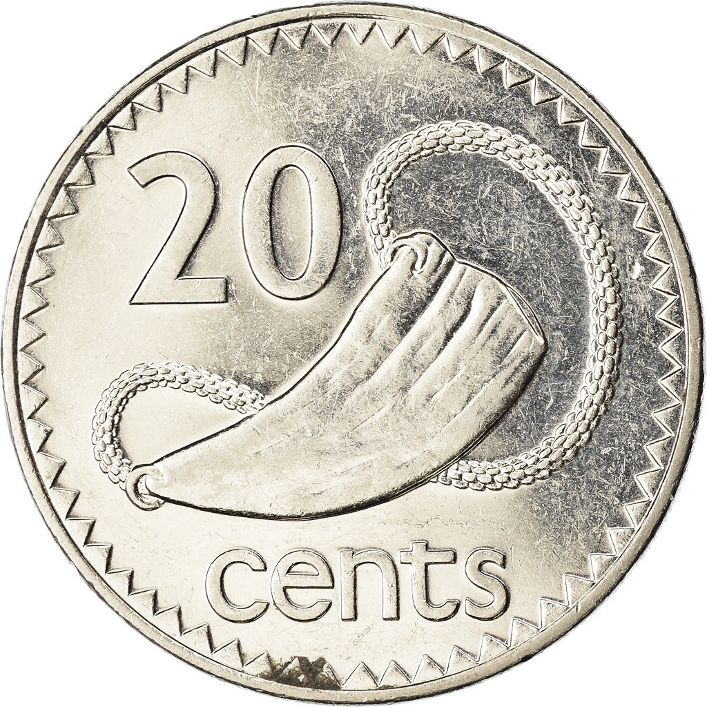 Moneta, Figi, Elizabeth II, 20 Cents, 1994, SPL-, Acciaio placcato nichel