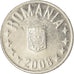 Coin, Romania, 10 Bani, 2008, Bucharest, AU(55-58), Nickel plated steel, KM:191