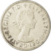 Coin, Australia, Elizabeth II, Florin, 1954, Melbourne, EF(40-45), Silver, KM:54
