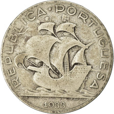 Coin, Portugal, 5 Escudos, 1933, VF(20-25), Silver, KM:581