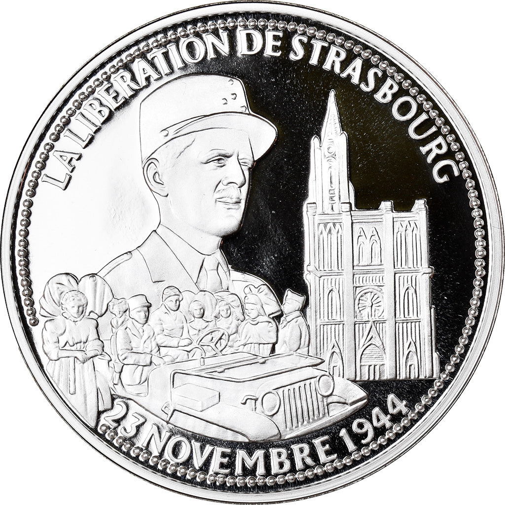 Francia, medalla, La Libération de Strasbourg, Politics, Society, War, FDC